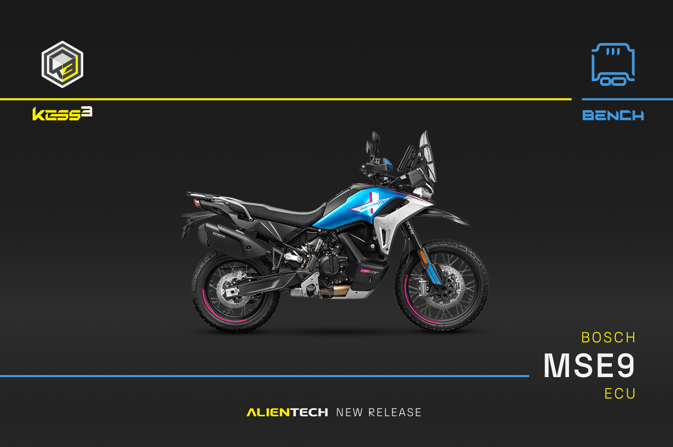 Neues BENCH-Protokoll für Bosch MSE9-Steuergeräte – Motorräder und ATVs.