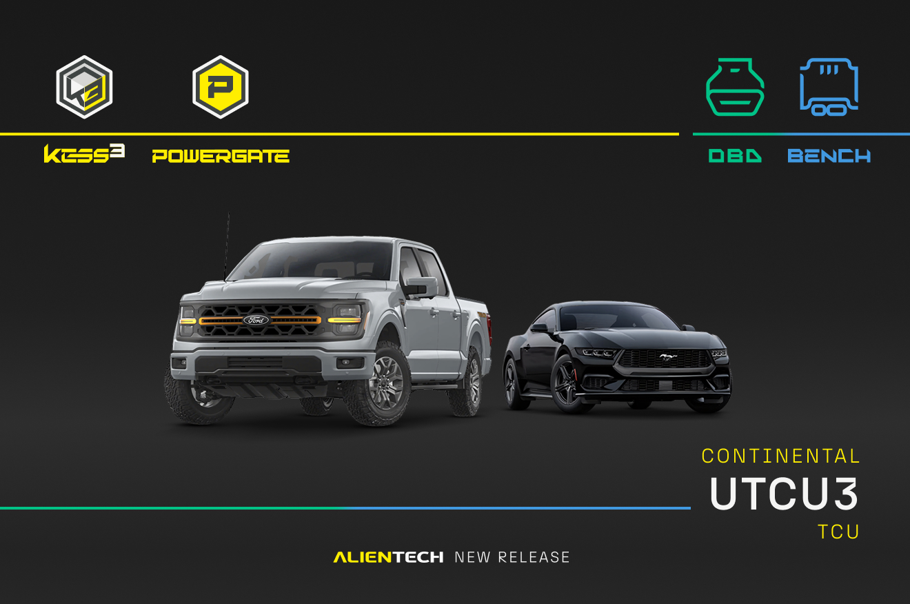 Neue OBD- und BENCH-Protokolle für Continental UTCU3 TCU – Ford, Lincoln, Volkswagen.