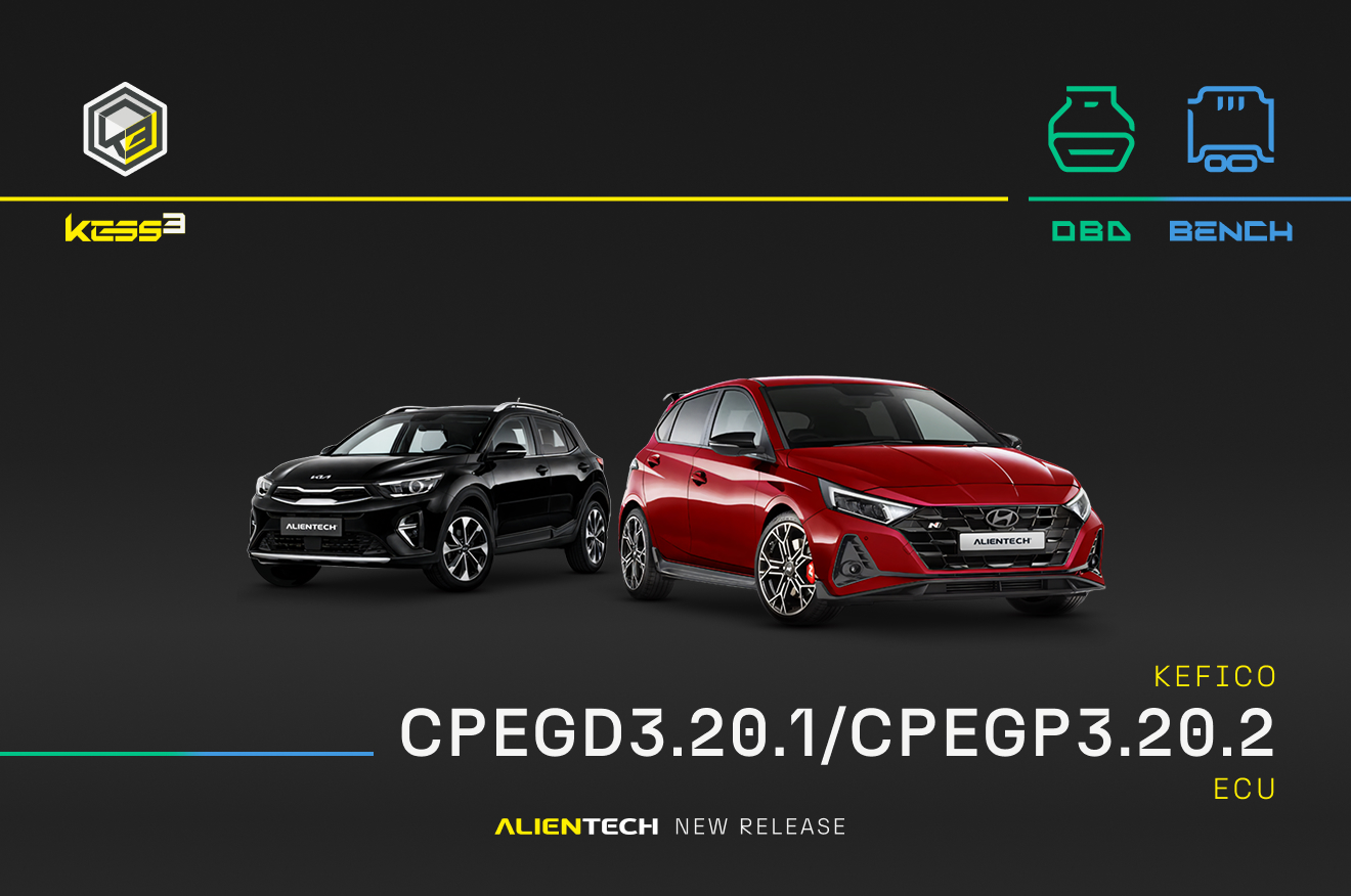 Neue OBD- und BENCH-Protokolle für Hyundai und Kia: Kefico CPEGD3.20.1 und CPEGP3.20.2.