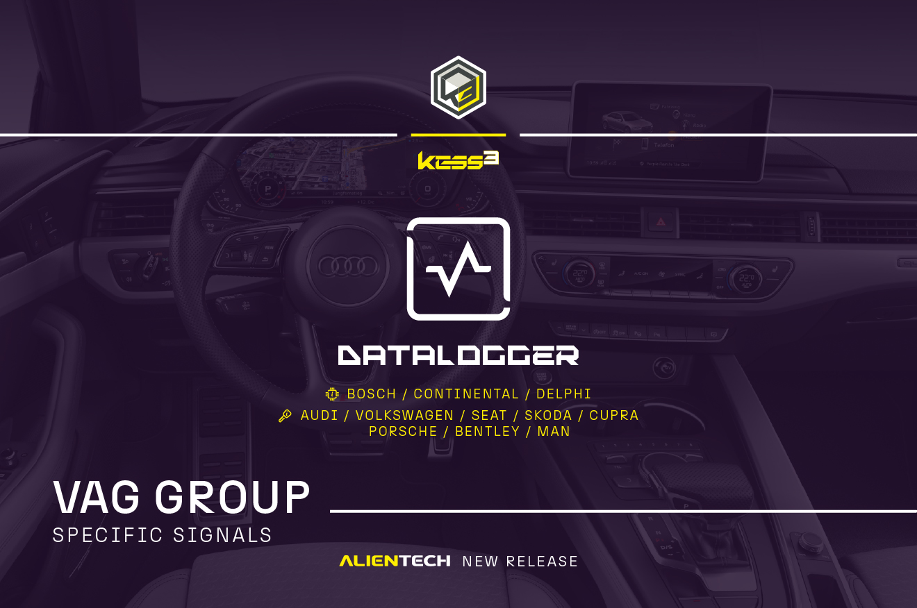Neue spezifische DataLogger-Protokolle für den Volkswagen Konzern.