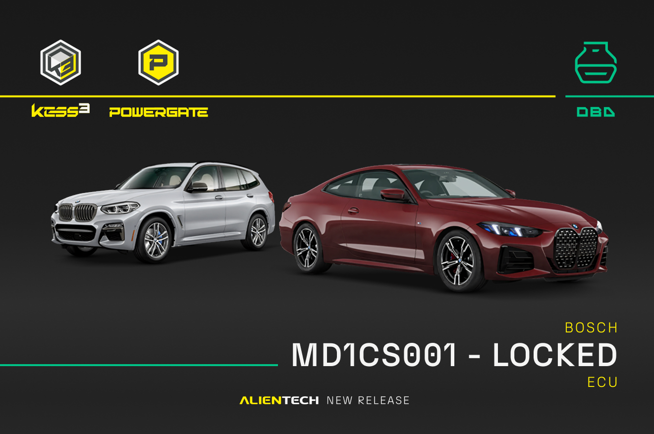 Neues OBD-Protokoll für Bosch MD1CS001 „Locked“-Steuergeräte: BMW und Mini.