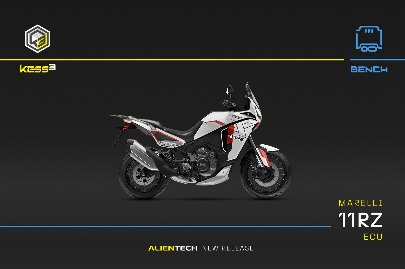 Neues BENCH-Protokoll für Marelli 11RZ ECU: Moto Morini.